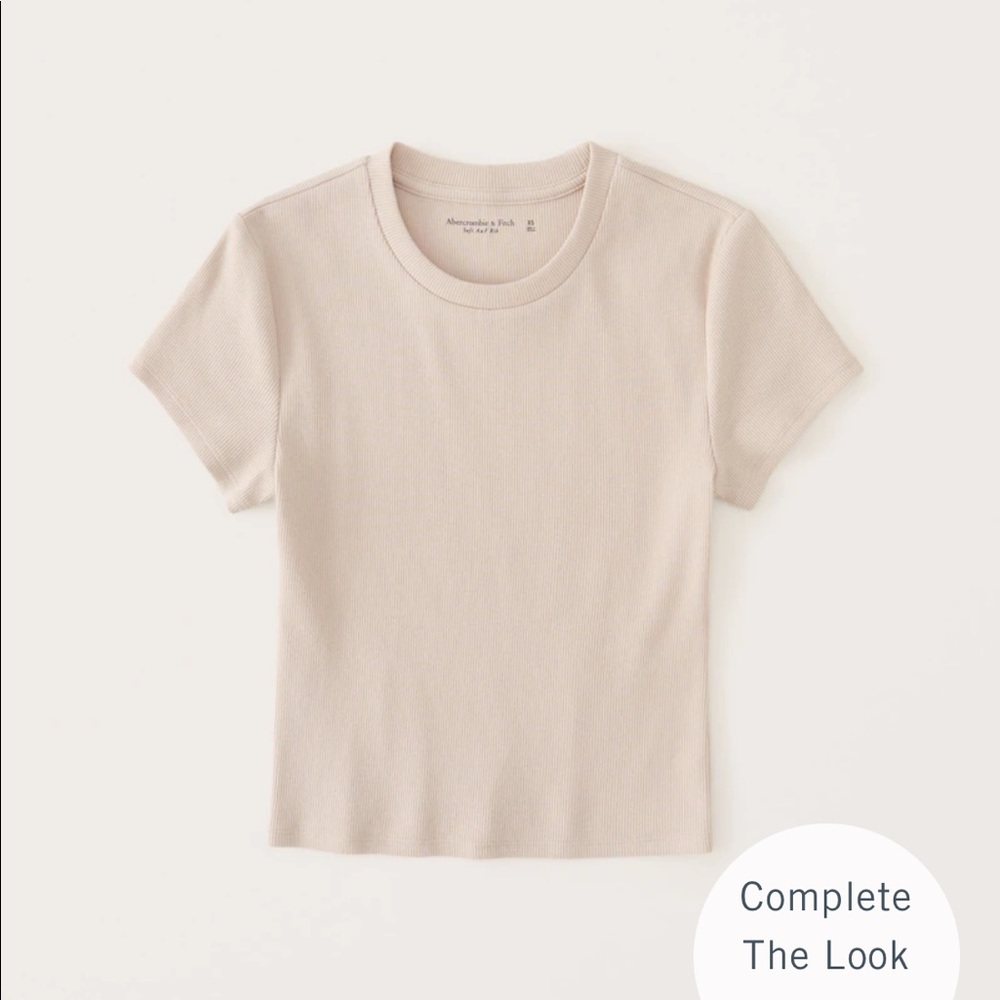 Ribbed Crew Tee